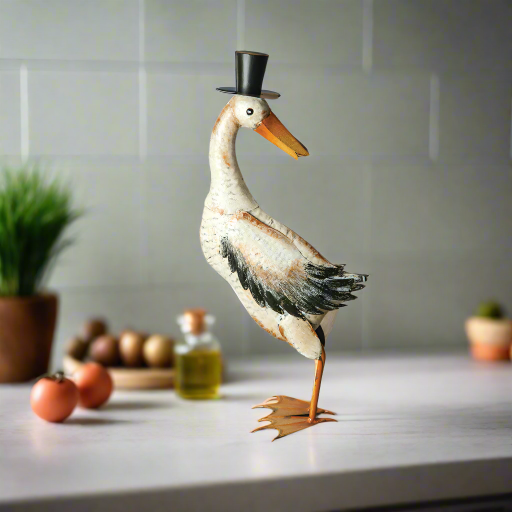 Metal Tophat Duck