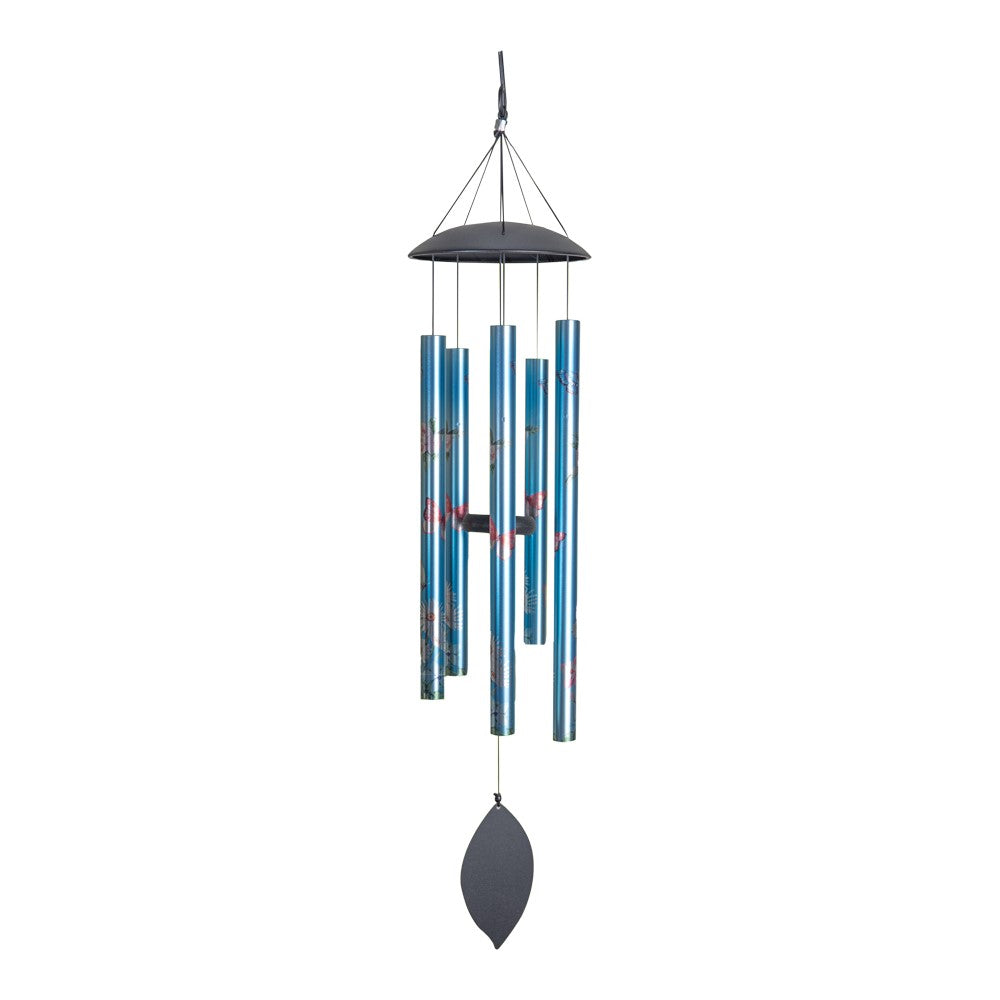 Metal Windchime - Blue Butterfly