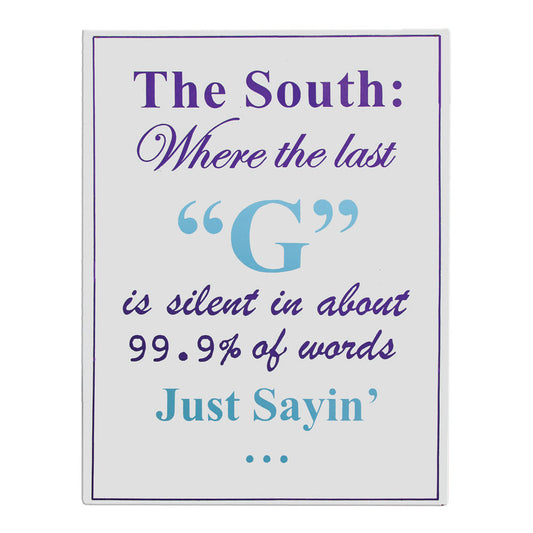 The South Metal Sign Set of 2