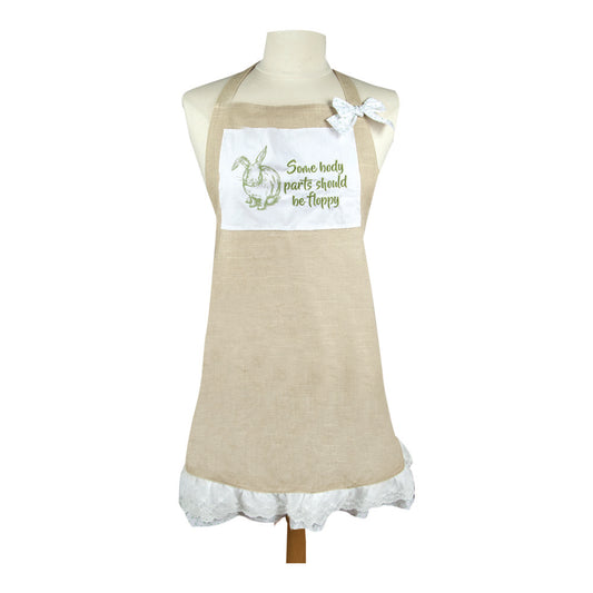 Bunny Floppy Parts Womens Apron
