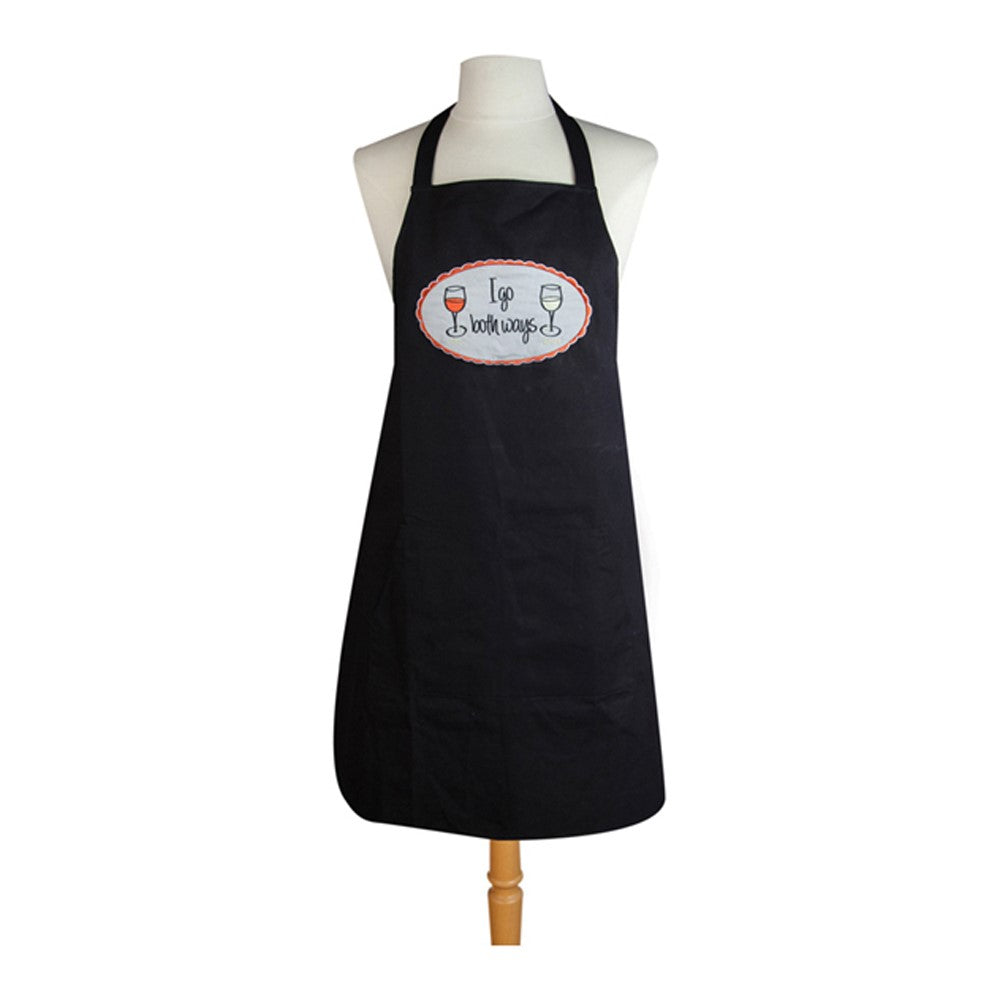 I Go Both Ways Wine Apron