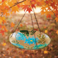 Hanging Glass Birdfeeder