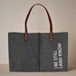 Be Still And Know Felt Insprirational Tote