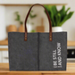 Be Still And Know Felt Insprirational Tote