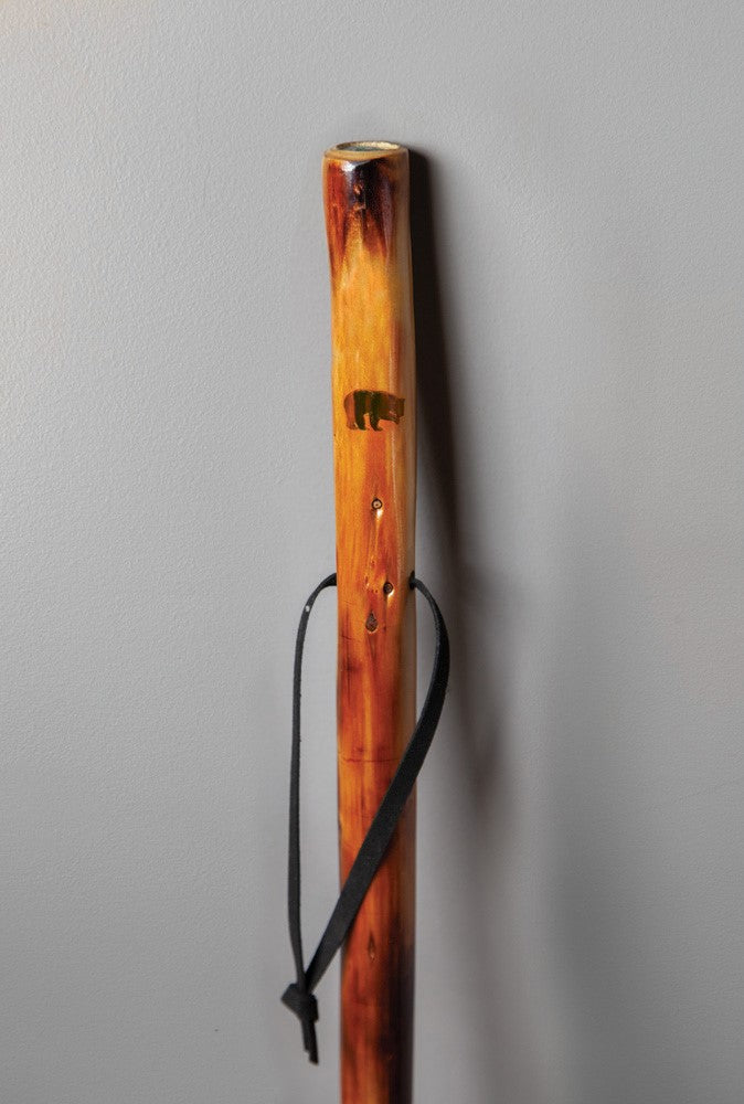 Take A Hike Compass Walking Stick With Compass & Pouch - Bear Silhouette