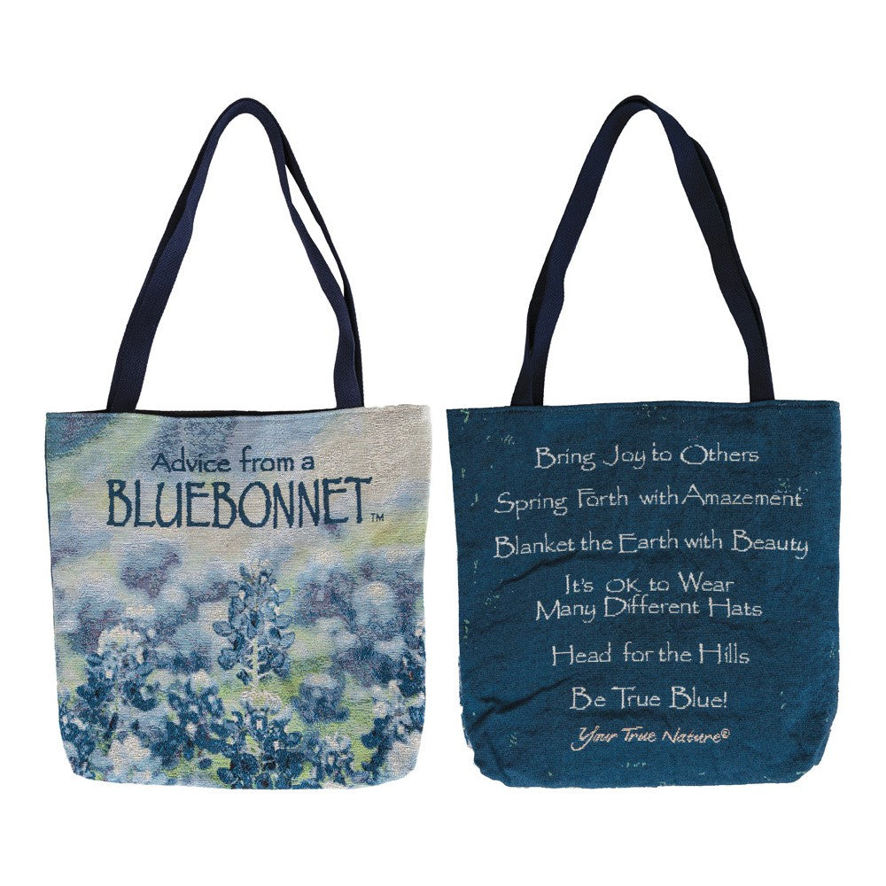 Advice From A Bluebonnet Tote Bag 17x17