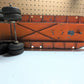 1950 Hubley Stake Truck 500 Series Vintage Orange Toy Flatbed