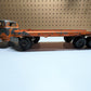 1950 Hubley Stake Truck 500 Series Vintage Orange Toy Flatbed