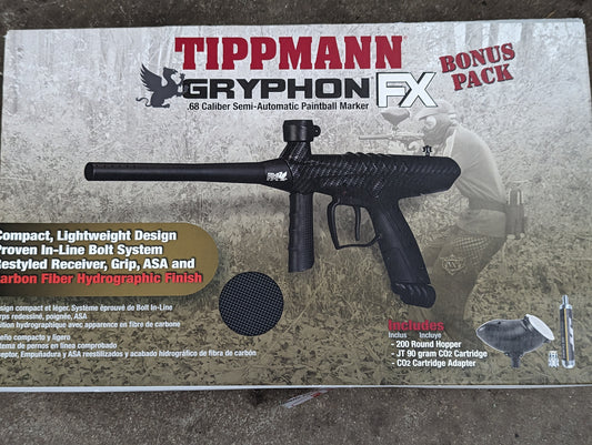 Tippmann Gryphon FX Paintball Marker with Extra's - USED