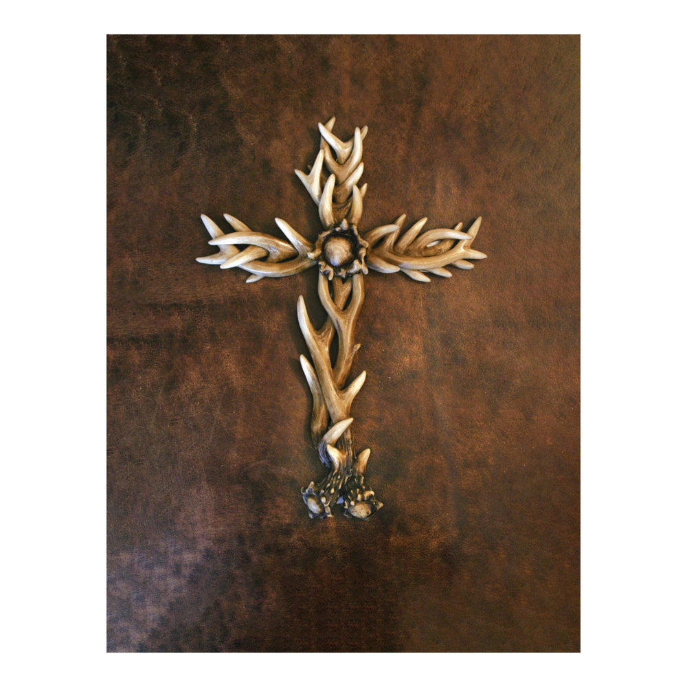 Antler Lodge Antler Wall Cross