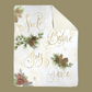 Winter Pine Sherpa Fleece Throw 50X60 inch Fleece Blanket