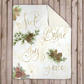 Winter Pine Sherpa Fleece Throw 50X60 inch Fleece Blanket