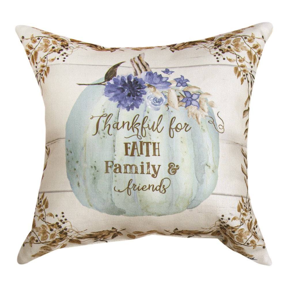 12 INCH Happy Fall Faith Climaweave Pillow 12"
