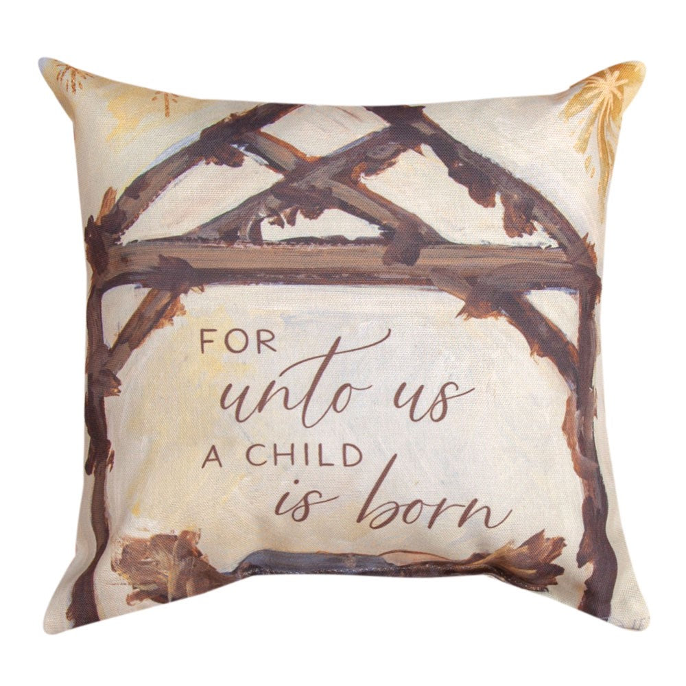 Nativity And Churches Climaweave Pillow 12" Indoor/Outdoor