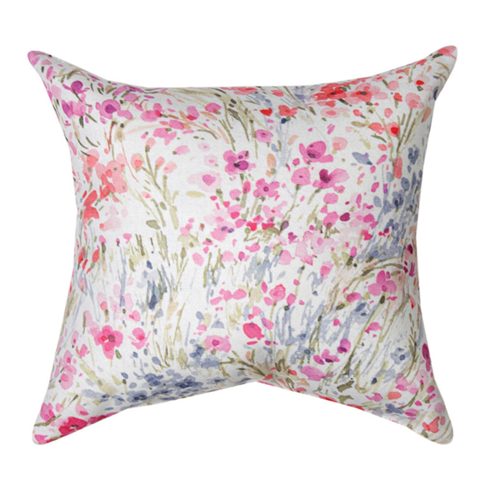 12 INCH Obviously Pink Butterfly Climaweave Pillow 12" Indoor/Outdoor