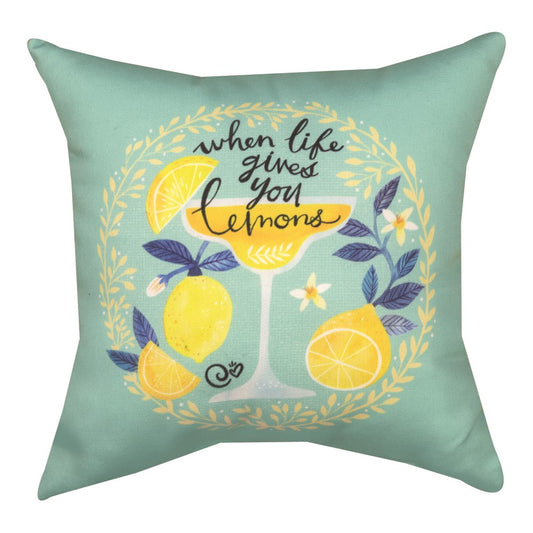 12 INCH When Life Gives You Lemons Climaweave Pillow 12" Indoor/Outdoor