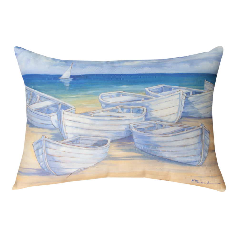 Blanco Beach Boat Climaweave Pillow 18"x13" Indoor/Outdoor