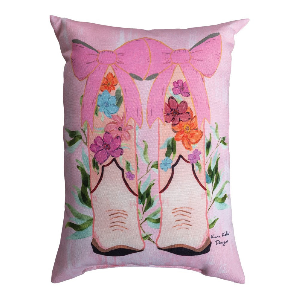 Boots With Bows Climaweave Pillow