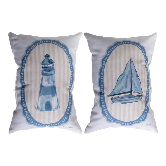 Coastal Cameo Climaweave Pillow 13x18