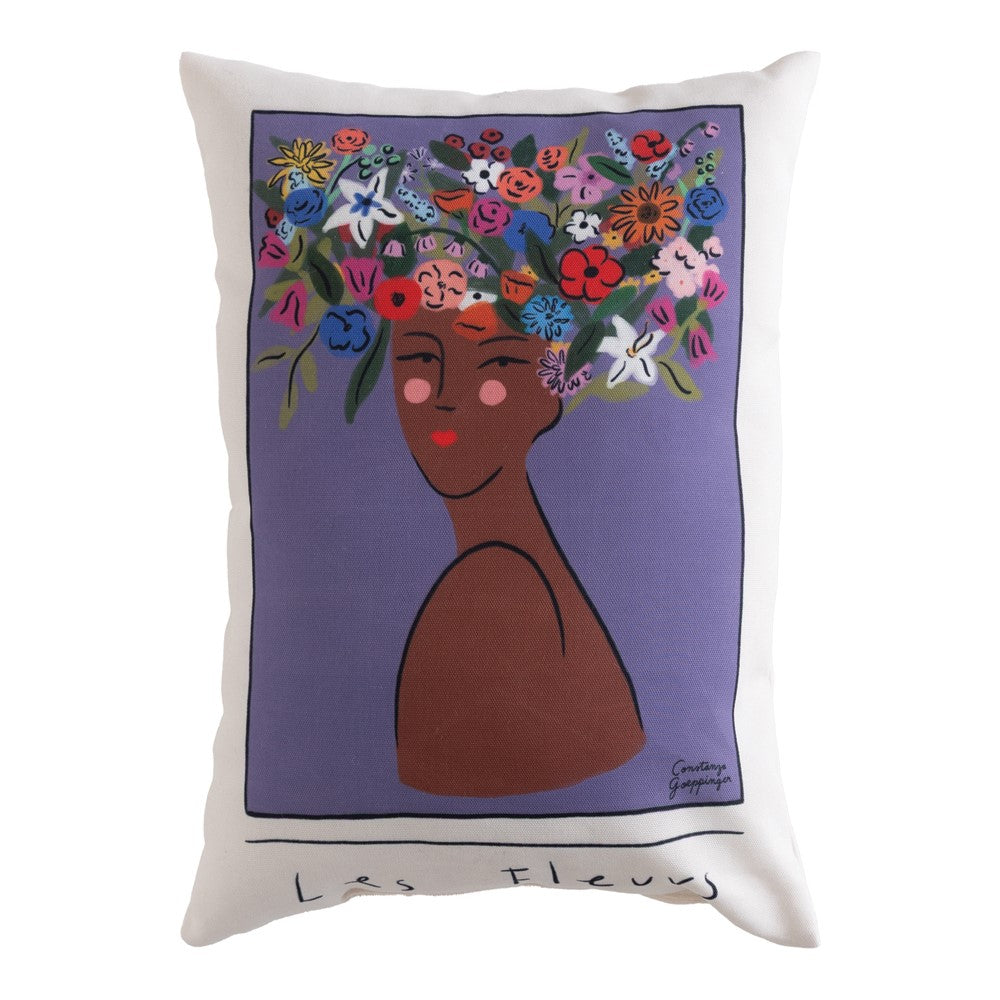 Les Fleurs Climaweave Pillow 18" x 13"