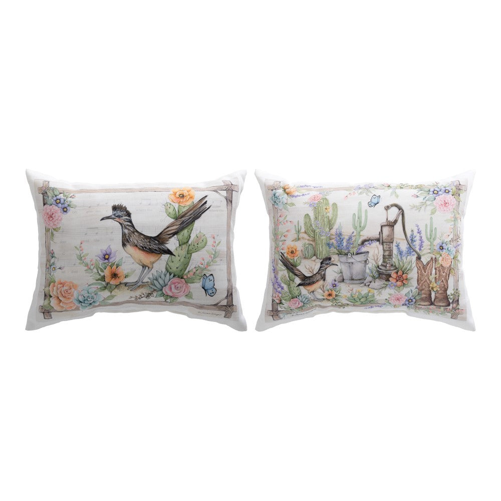 Rosewood Ranch - Roadrunner Climaweave Pillow 18" x 13"