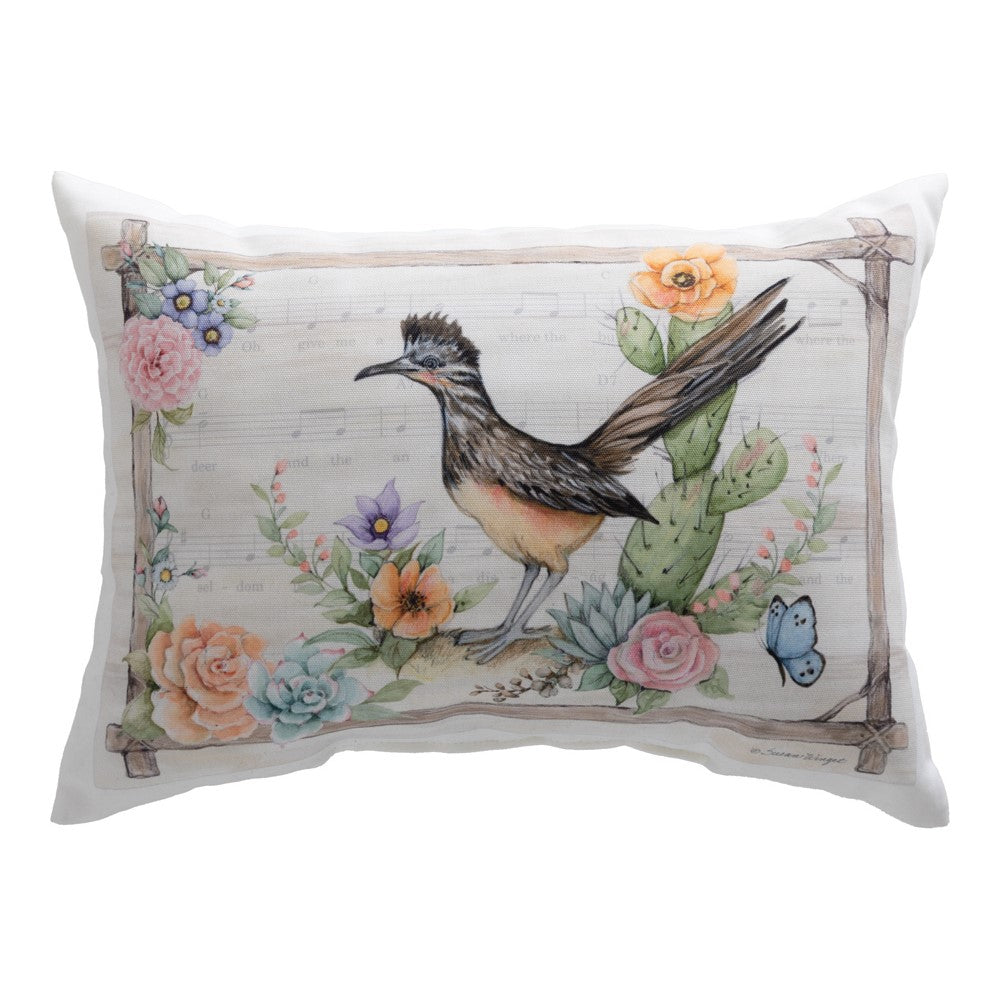 Rosewood Ranch - Roadrunner Climaweave Pillow 18" x 13"