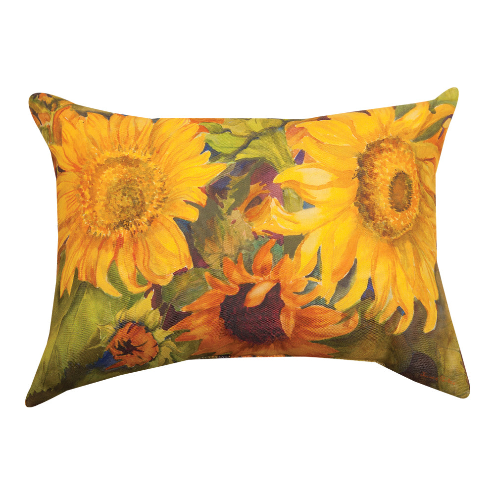 Sunny Faces Climaweave Pillow 18"x13" Indoor/Outdoor