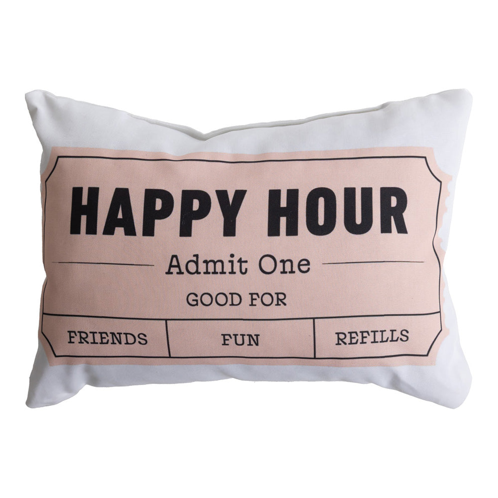 Ticket Series - Happy Hour Climaweave Pillow 18x13