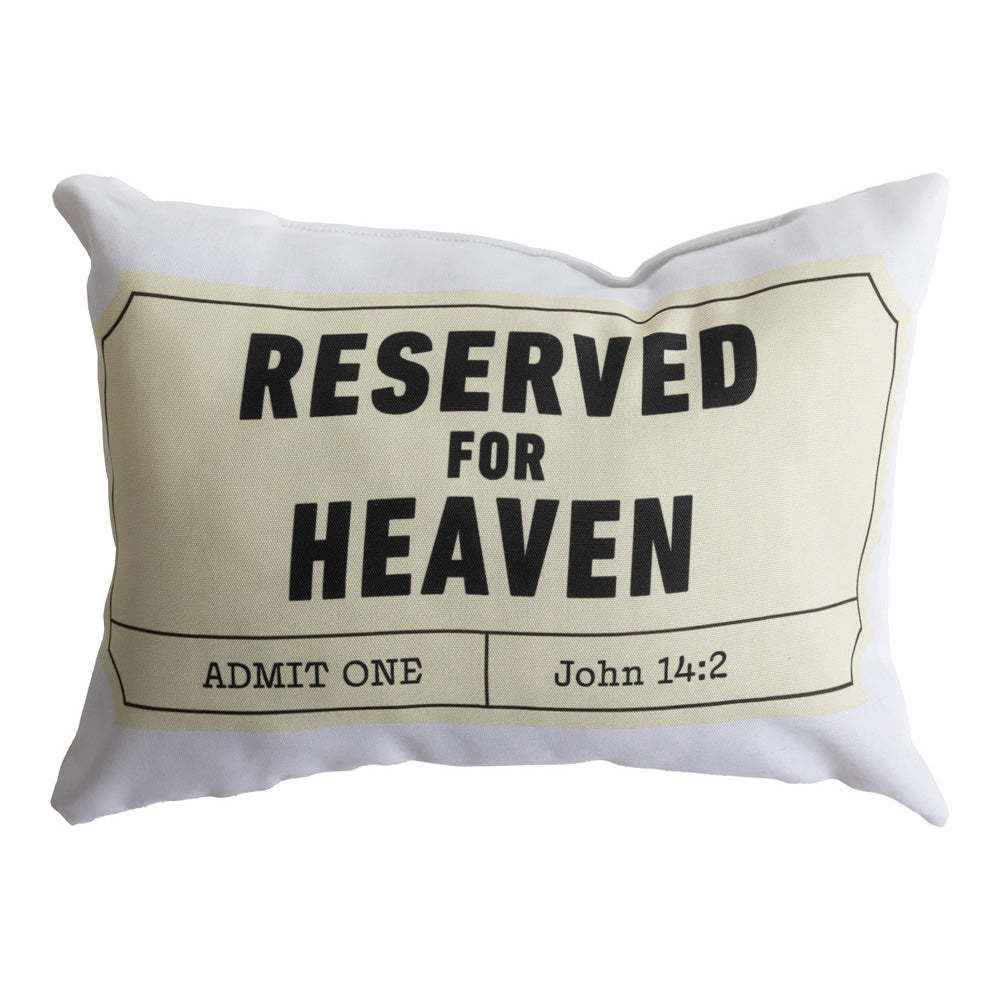 Ticket Series - Reserved For Heaven Climaweave Pillow 18X13