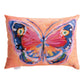 Vivid Florals Butterflies Climaweave Pillow 18x13