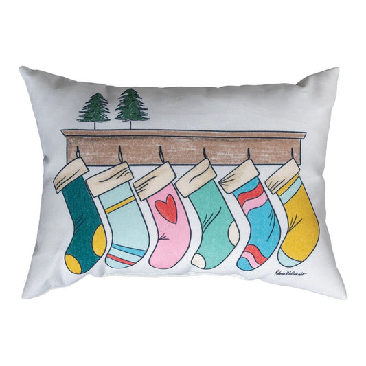 Waiting For Santa Climaweave Pillow 18" x 13"