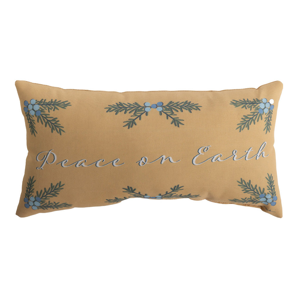 Peace On Earth Climaweave Pillow 17x9