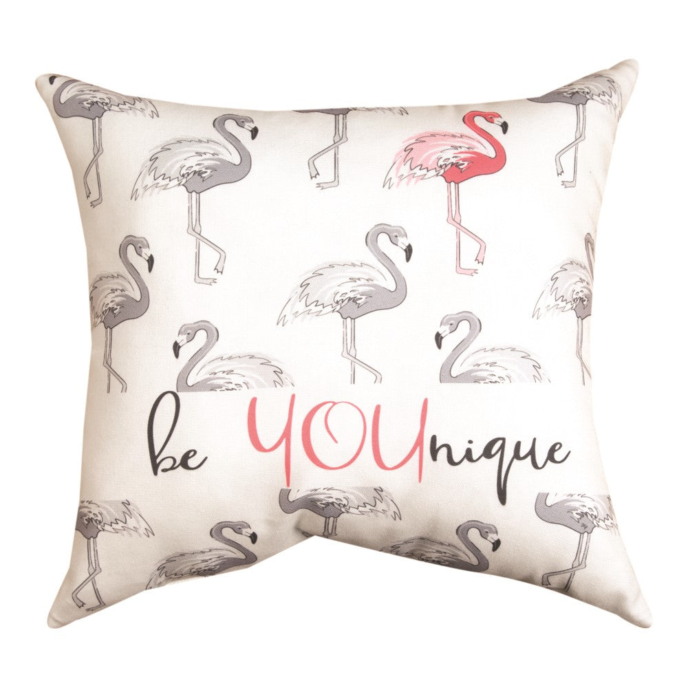 Flamingo Be Younique Climaweave Pillow 18"