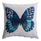 Blue Butterflies Climaweave Pillow 18x18