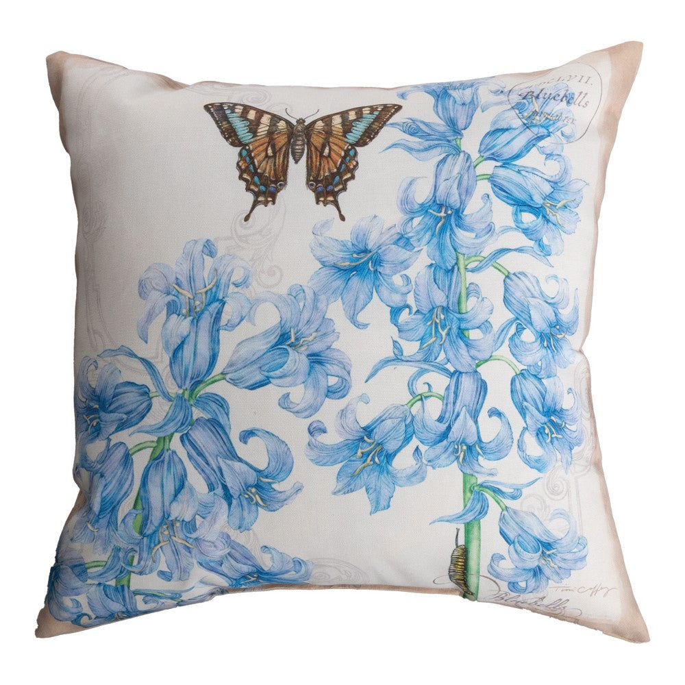 Botanical Garden - Bluebells Climaweave Pillow 18x18