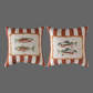 Gone Fishing Brown Climaweave Pillow 18" x 18"