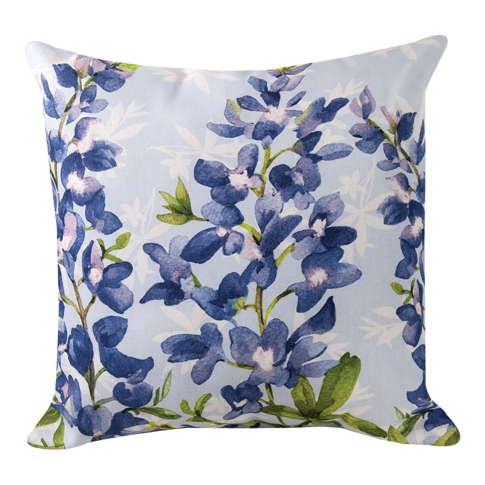 Blue Bonnets Climaweave Pillow 18" Indoor/Outdoor