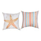 Beach Linen Starfish Climaweave Pillow 18" Indoor/Outdoor