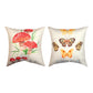 Botanical Print Butterfly Climaweave Pillow 18" Indoor/Outdoor