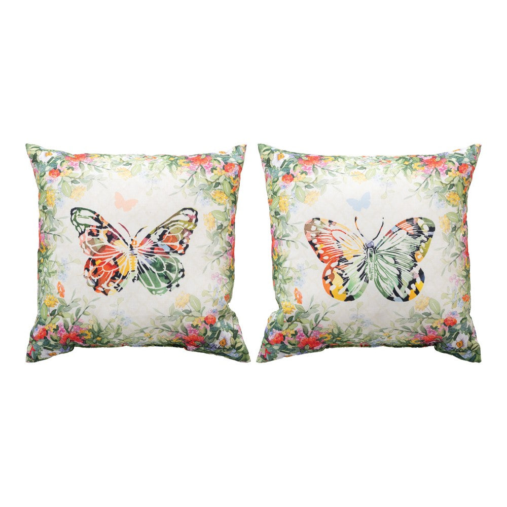 Butterfly Squares Climaweave Pillow 18x18