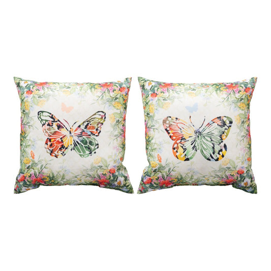 Butterfly Squares Climaweave Pillow 18x18