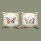 Butterfly Squares Climaweave Pillow 18x18