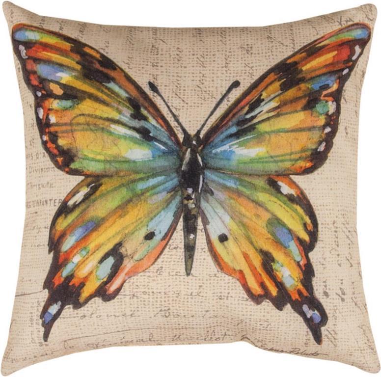 Butterfly Wings Climaweave Pillow 18" Indoor/Outdoor