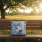 Bunny With Tie Climaweave Pillow 18x18