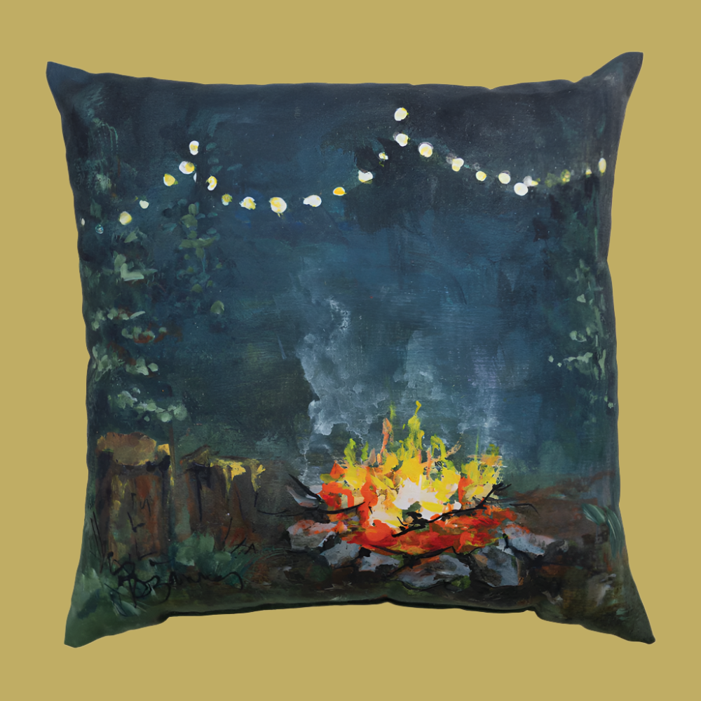 Campfire Climaweave Pillow 18x18 Indoor/Outdoor Pillow
