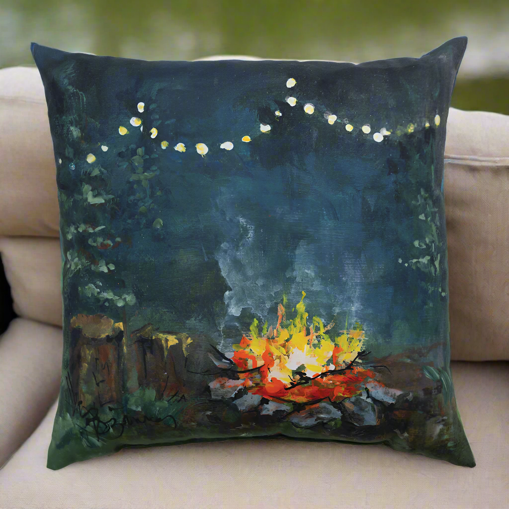 Campfire Climaweave Pillow 18x18 Indoor/Outdoor Pillow