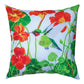 Colibri Et Fleurs Orange Climaweave Pillow 18" Indoor/Outdoor