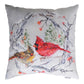 Cardinal Pair Climaweave Pillow 18x18