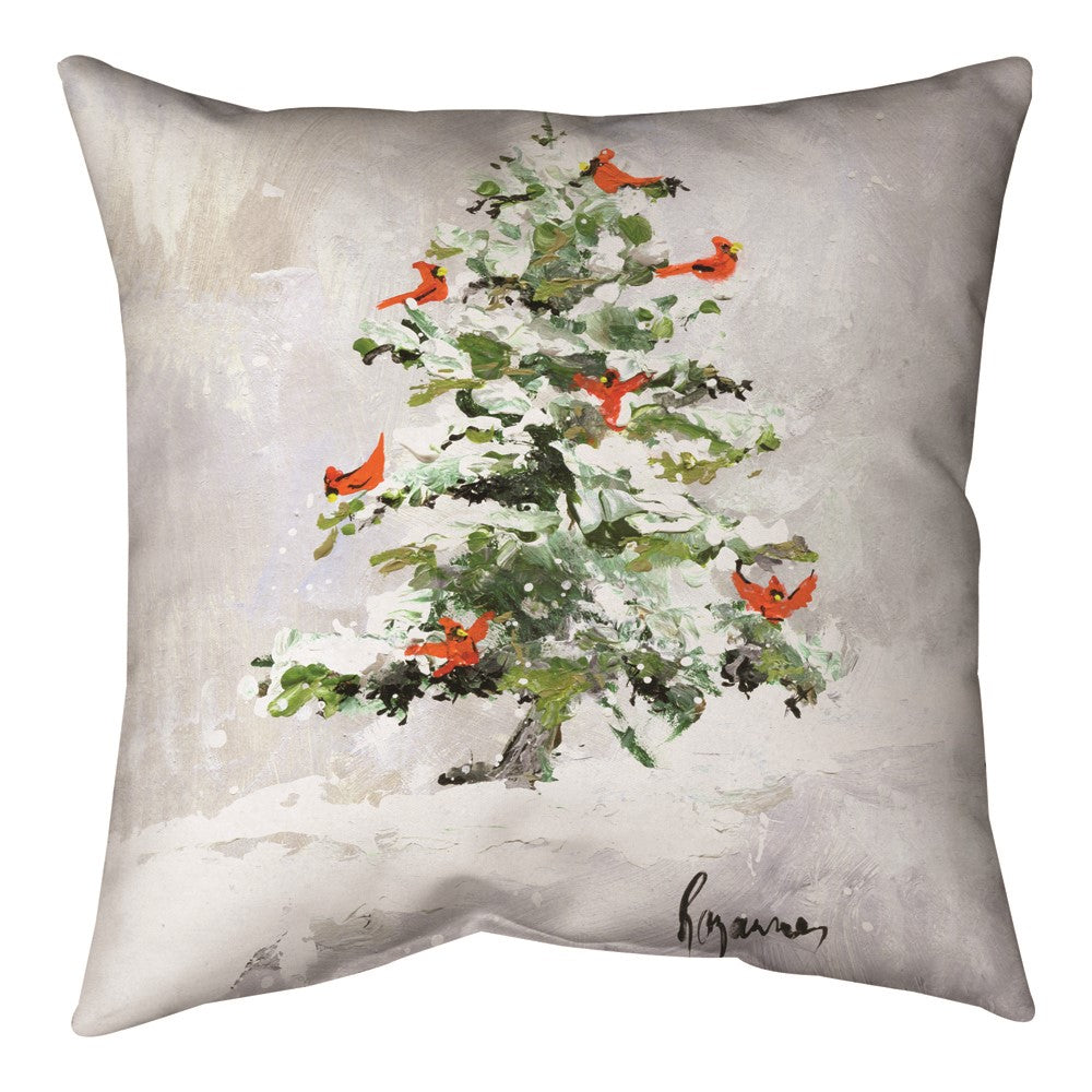 Cardinal Tree Climaweave Pillow 18" Indoor/Outdoor