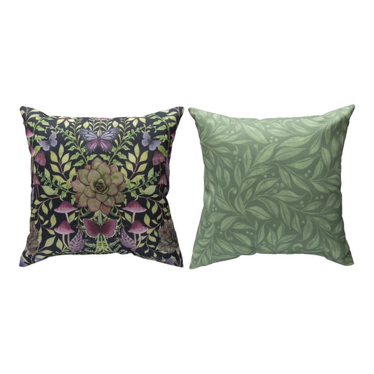 Dark Succulents Climaweave Pillow 18x18